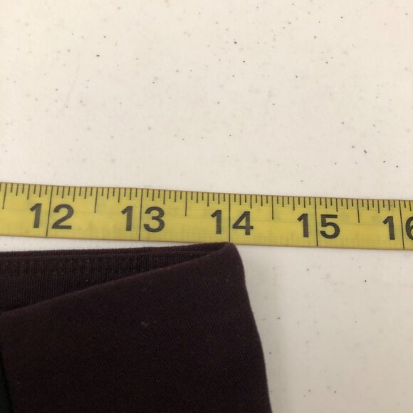 Mondetta Leggings Womens Size Medium Maroon Beige Black Activewear Pants - Picture 3 of 8